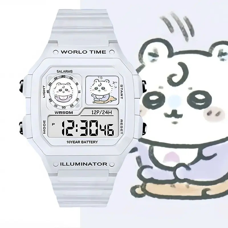 Electronics In Japan - Цифровые часы Kawaii Chiikawa в стиле