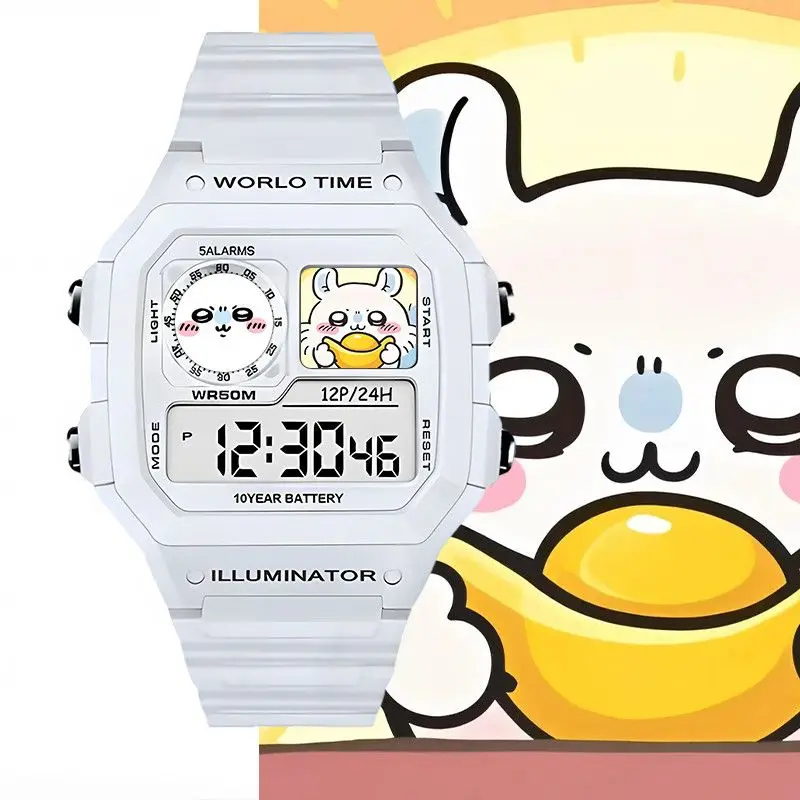 Цифровые часы Kawaii Chiikawa  – обзор и цена Electronics In Japan